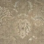 Extreme close-up of Damascus Heritage Rug, showcasing intricate floral detailing, vintage distressed finish, and high-density weaving (1200 reeds, 3600 density) for luxury interiors and premium wholesale buyers.