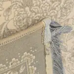 Close-up of the Emir Carpet’s fringes and backing, highlighting premium craftsmanship and durability.