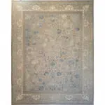 The Imperial Carpet, a high-end 1200 reeds rug with intricate floral motifs and a vintage distressed aesthetic, designed for luxury interiors and premium wholesale buyers.