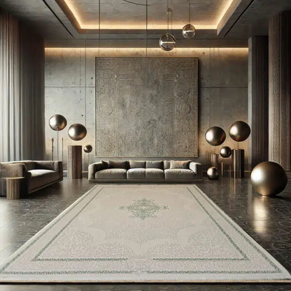 Jeddah Carpet – High-end Persian-style rug with intricate patterns, ideal for luxury homes, hotels, and premium wholesale buyers.