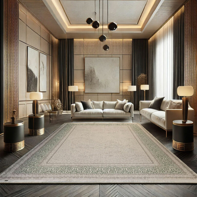 Kuwait Carpet, a premium Persian-style rug with intricate detailing, ideal for luxury homes, high-end hotels, and wholesale buyers in the Gulf market.