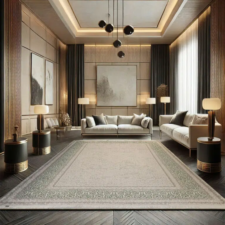 Kuwait Carpet, a premium Persian-style rug with intricate detailing, ideal for luxury homes, high-end hotels, and wholesale buyers in the Gulf market.