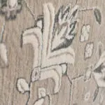 Close-up of the plush texture and raised floral motifs on the Royal Heriz Carpet, crafted with high-density weaving for durability and luxury.