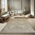 Samarkand Carpet – A classic Persian rug with intricate patterns and soft beige tones, perfect for luxury interiors.