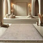 Seville Moorish Carpet featuring a detailed Persian-inspired pattern with elegant floral borders, ideal for luxury interiors.