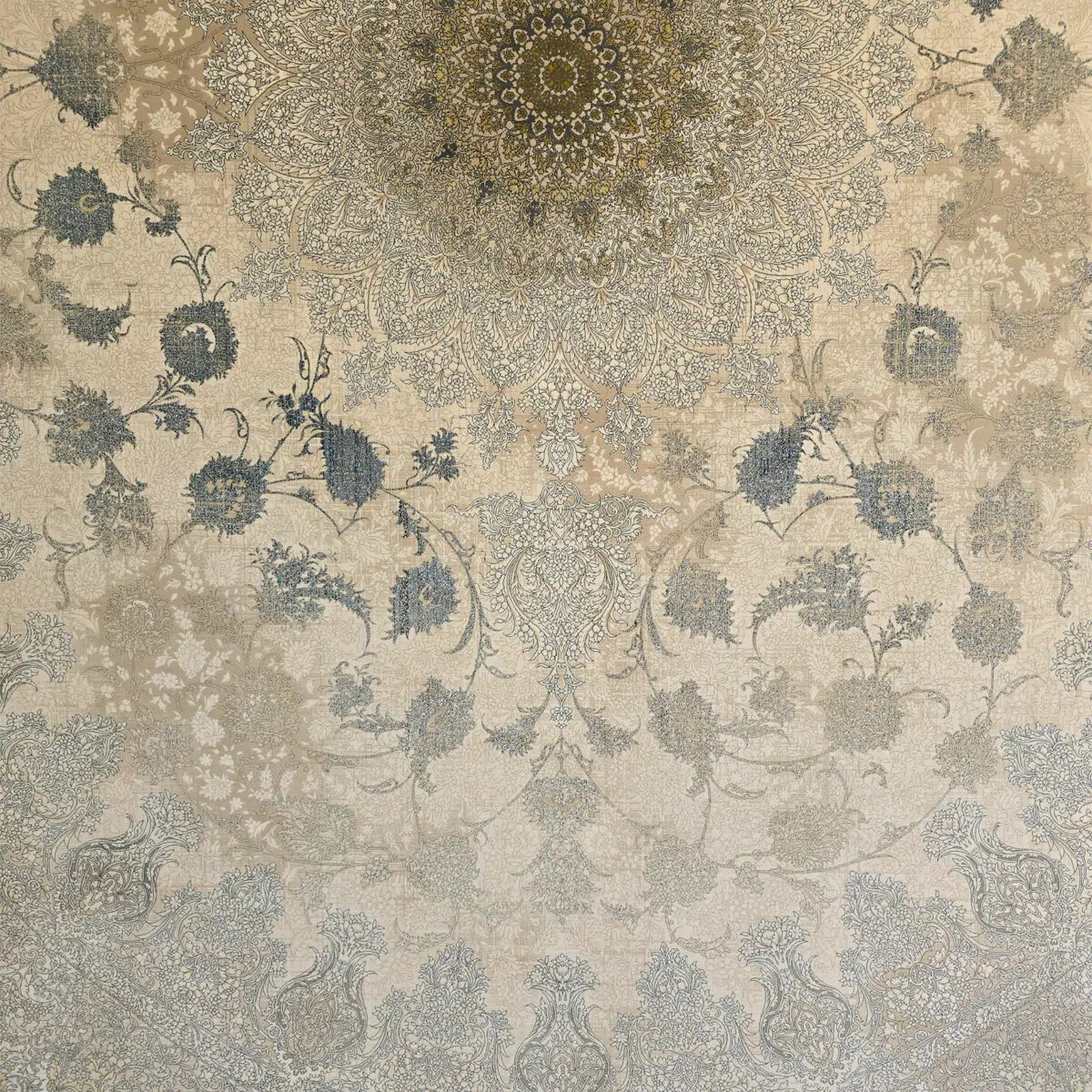 Sultan Qaboos Rug – Intricate Medallion Design with Arabic Elegance