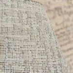 A close-up of the Tectonic Minimalism Rug’s tightly woven backing, crafted from a jute-cotton blend for enhanced durability and stability.