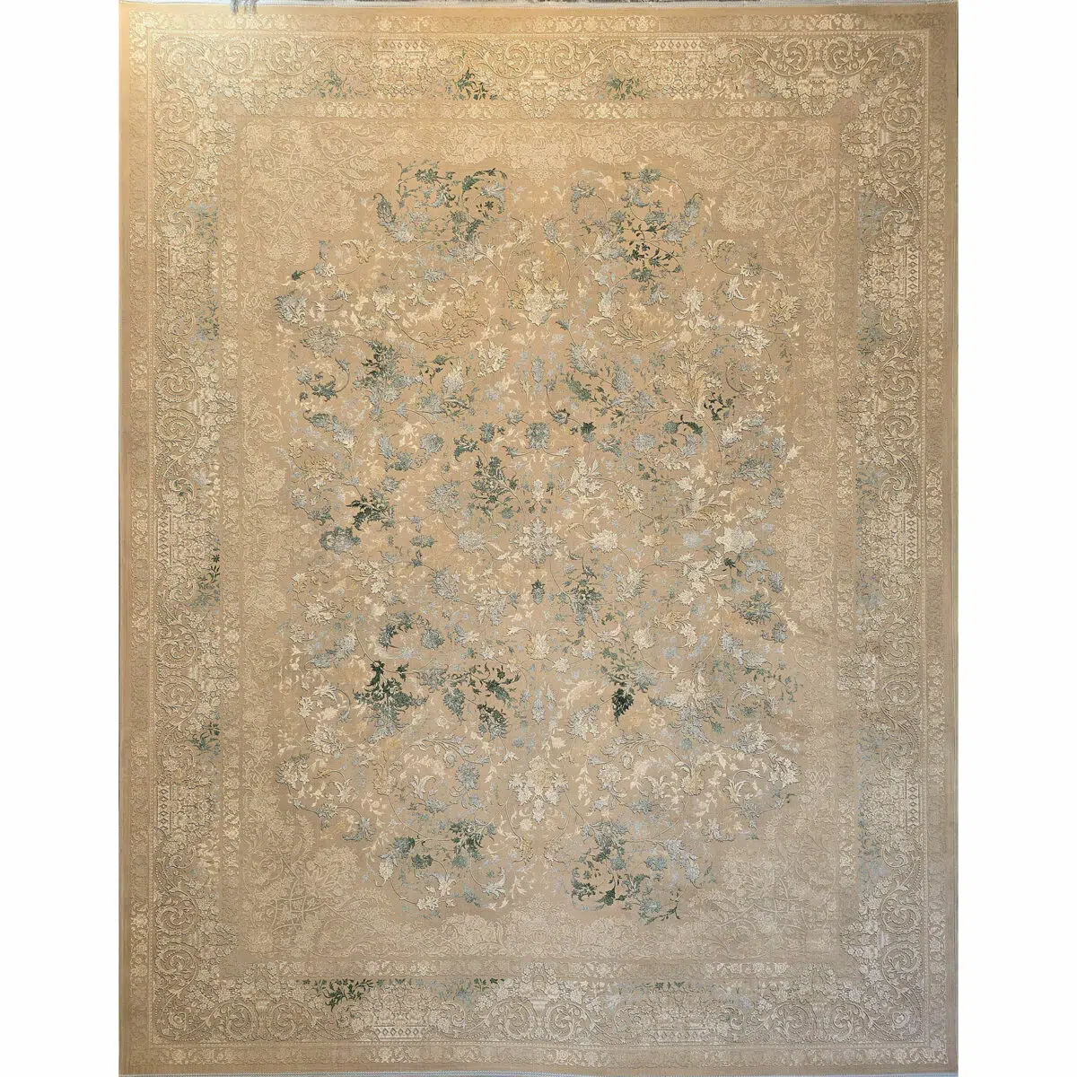 Zamzam Carpet – Exquisite Floral Medallion Rug for Luxury Spaces
