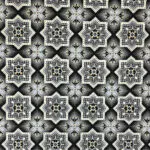 Detailed look at the central geometric motif of the Kuwait Royal Carpet, a fusion of Arabic heritage and modern luxury.