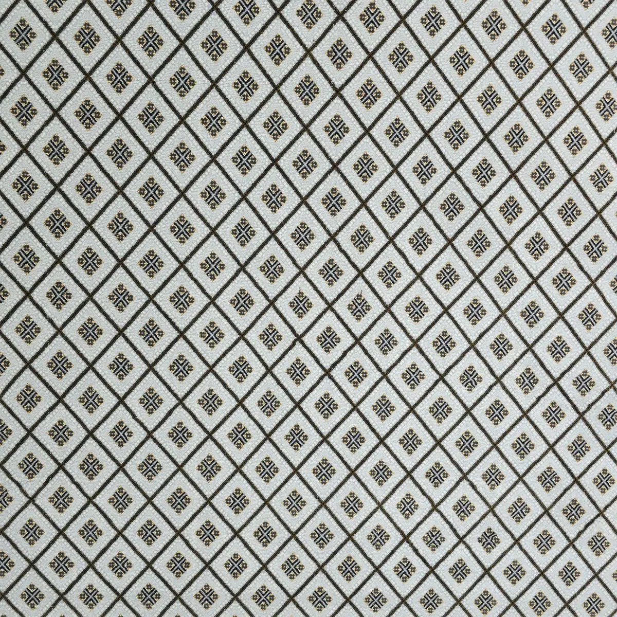 Top-down view of the Manama Harmony Carpet, revealing its full intricate design and balanced aesthetics.
