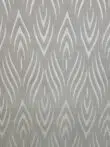 Close-up showing the Atlas rug’s elegant flame motif