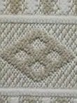 Macro shot of soft raised diamond shape on the Radiant carpet
