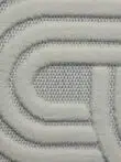 Extreme zoom on Sirius rug texture with plush acrylic pile