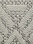 macro view of Solaris Rug showing plush white pile and sharp weave