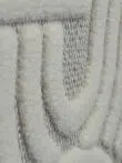 Macro angle of Sirius rug showing elevated loop softness