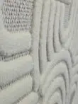 Perspective view showing Sirius rug’s 3D weave and layers