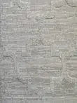 Angled perspective showing geometric repeat motif of Twilight Rug