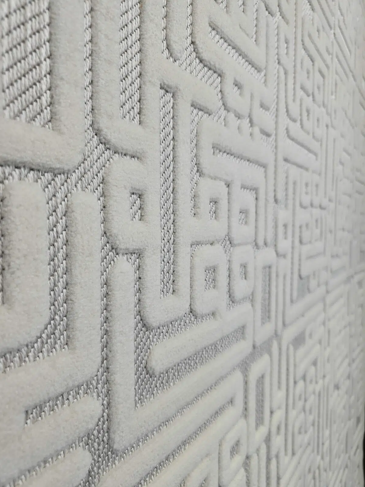 Macro shot of Vega Rug showing tufted surface detail