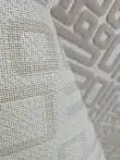 Back view of Aurora rug with strong mesh foundation