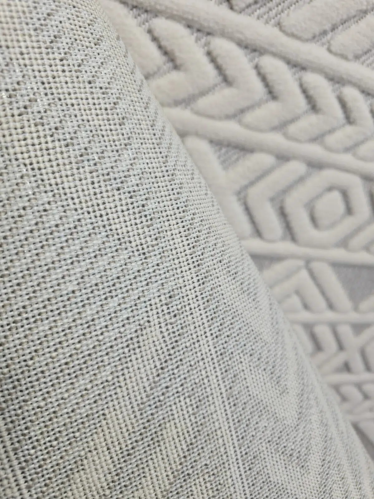 8 luna rug backing fabric texture modern white rug