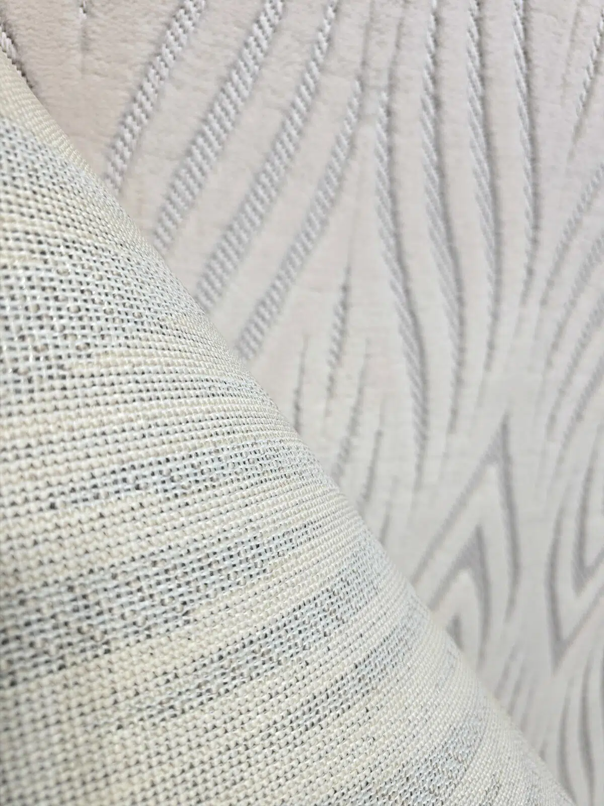 Rear view of Titan rug showing weave structure and backing quality