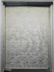 Elegant cream Mars carpet with repeating diamond texture, full frontal view