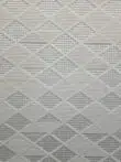 Mars carpet pattern showcasing textured diamonds in ivory and grey shades