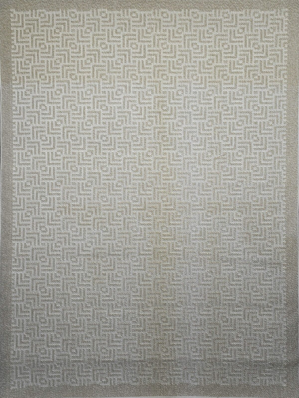 Top-down image of Oberon rug with clean symmetrical layout