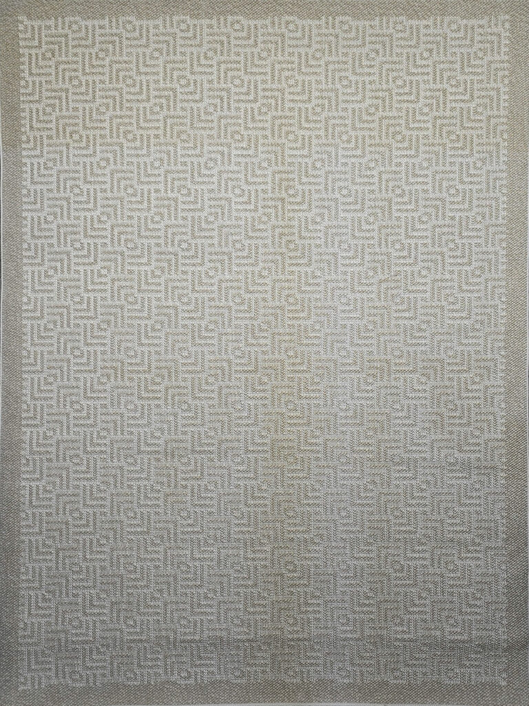 Top-down image of Oberon rug with clean symmetrical layout