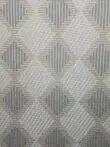 Zoomed-in view of Crater rug’s surface showing diamond pattern