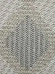 Center detail of Crater rug showing woven pattern