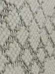 Zoomed-in texture on one diamond motif of Nebulon rug