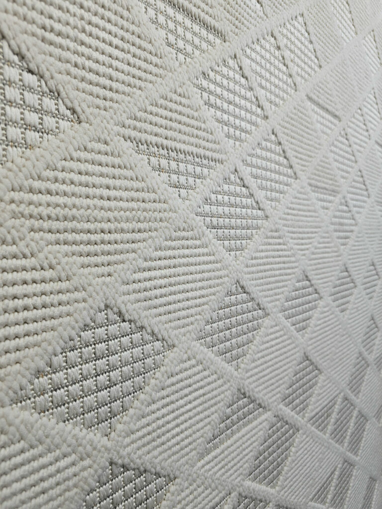 Close-up of Mars carpet surface with plush diamond formations