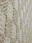 Diagonal angle showing thickness and density of the Helios rug’s yarn