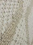 Side angle close-up of Nocturne rug’s tactile weave