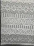 Lower section with fringe and repeating pattern