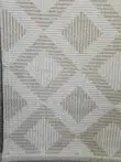 Bottom view of Comet rug on display