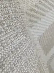 Close view of Comet rug backing weave